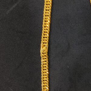916 Gold Fancy Gent's Hollow Karan Chain