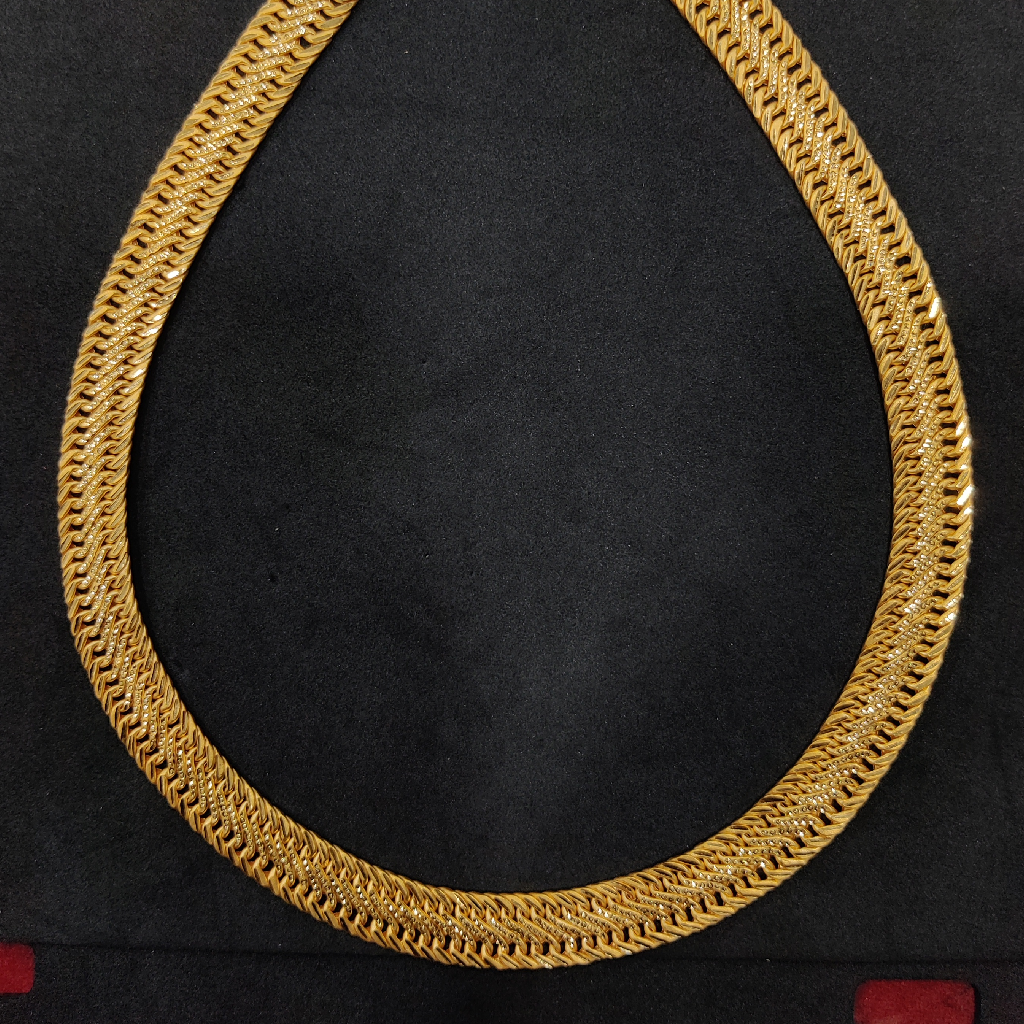 916 Gold Hollow Flet Athado Chain