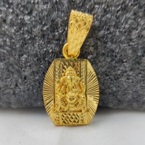 916 Gold Fancy Gent's Ganapati Pendant