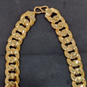 916 Gold Fancy Gent's Singapuri Chain