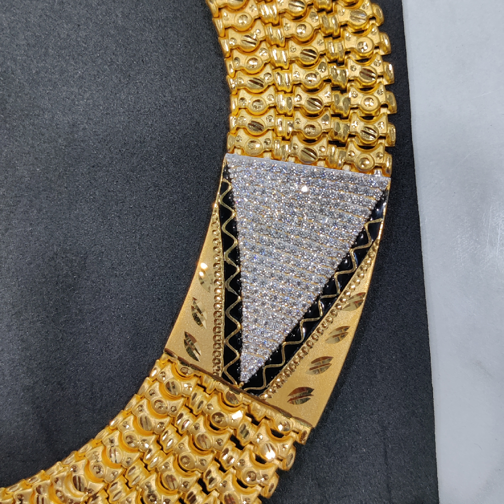 916 Gold Fancy Bahubali Chain - Image 4