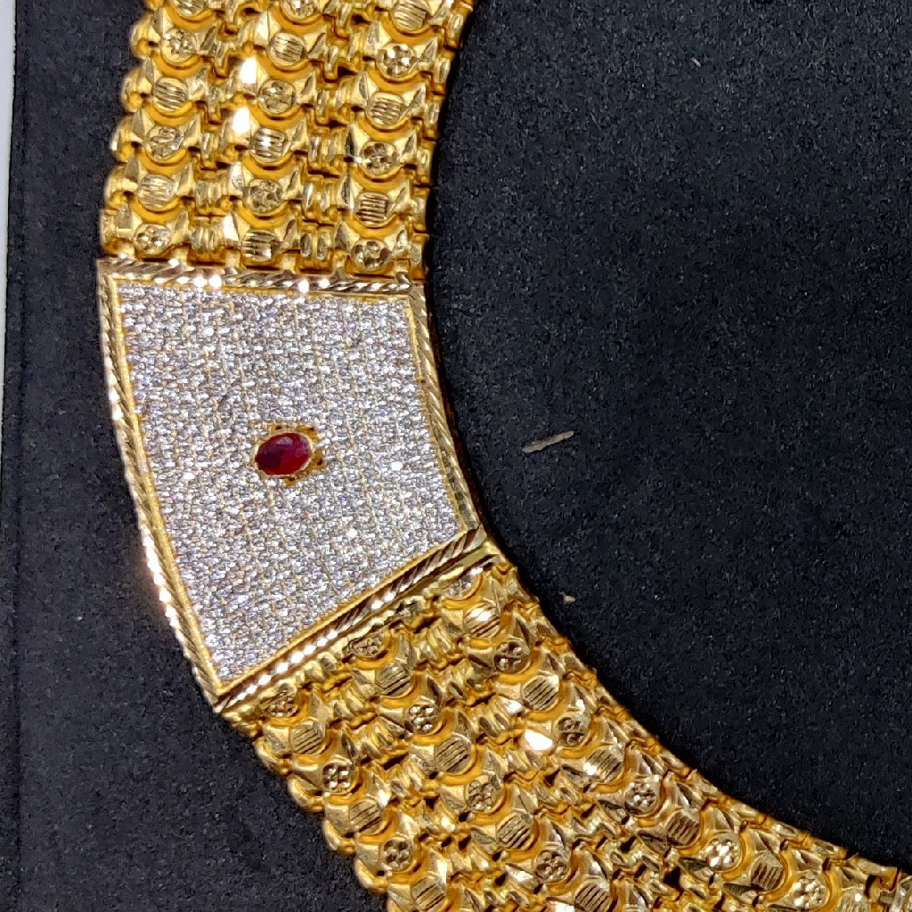 916 Gold Fancy Bahubali Chain - Image 5