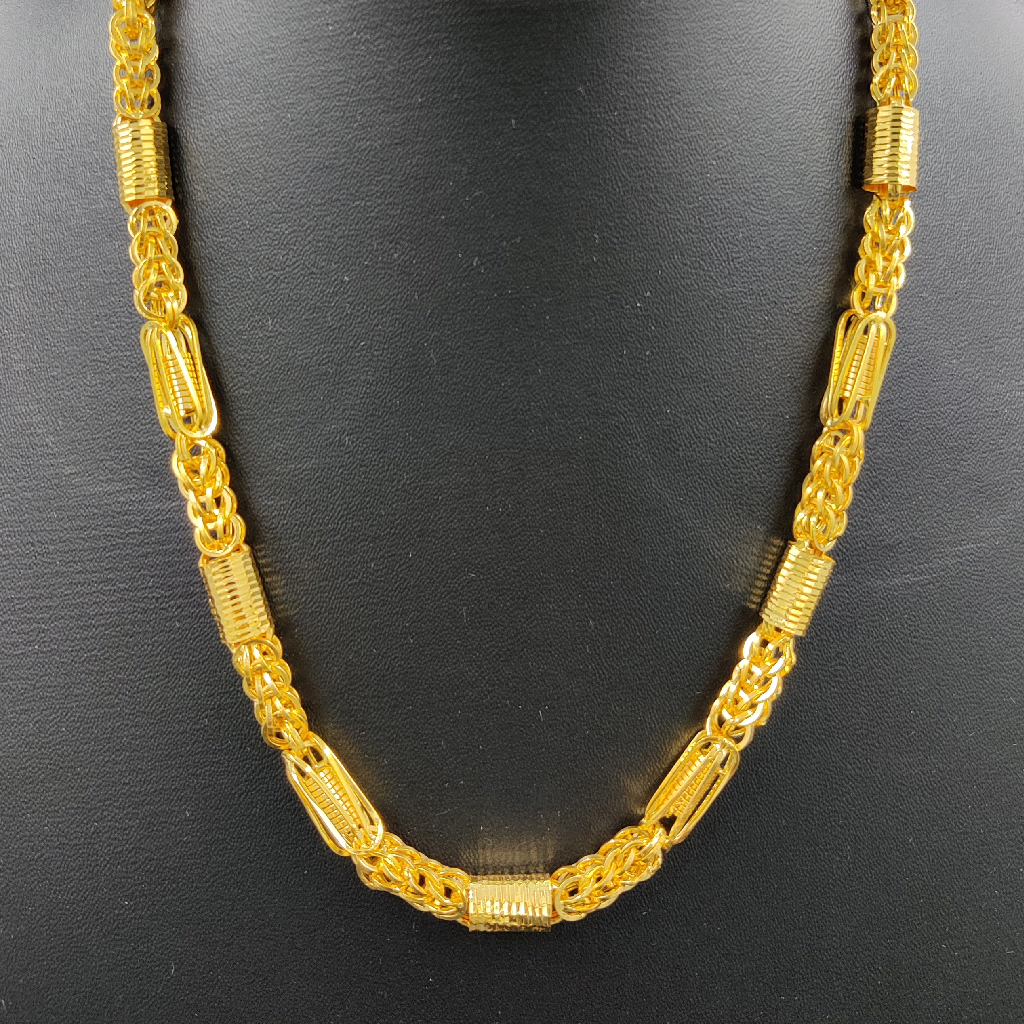 916 Gold Fancy Hollow Chain