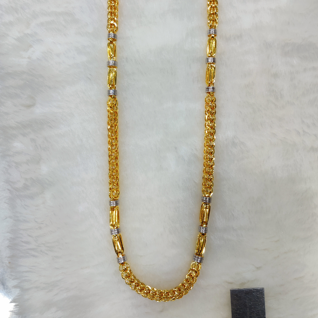 916 Gold Fancy Gent's Indo Italian Chain - Image 2