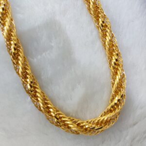 916 Gold Fancy Gent's Kadam Chain
