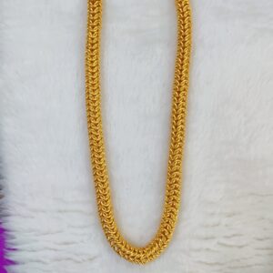 916 Gold Fancy Gent's Hollow Chains
