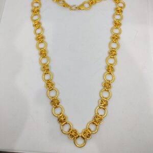 916 Gold Fancy Hollow Chain