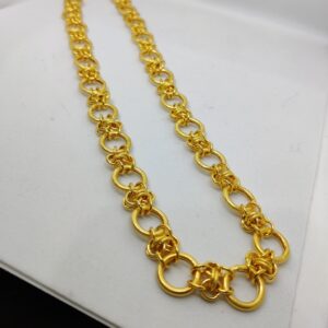 916 Gold Fancy Hollow Chain