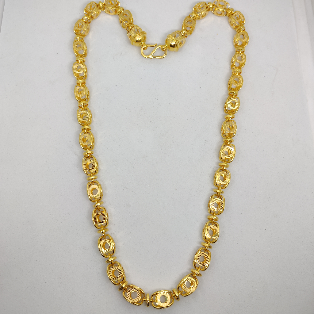 916 Gold Fancy Handmade Chain - Image 3