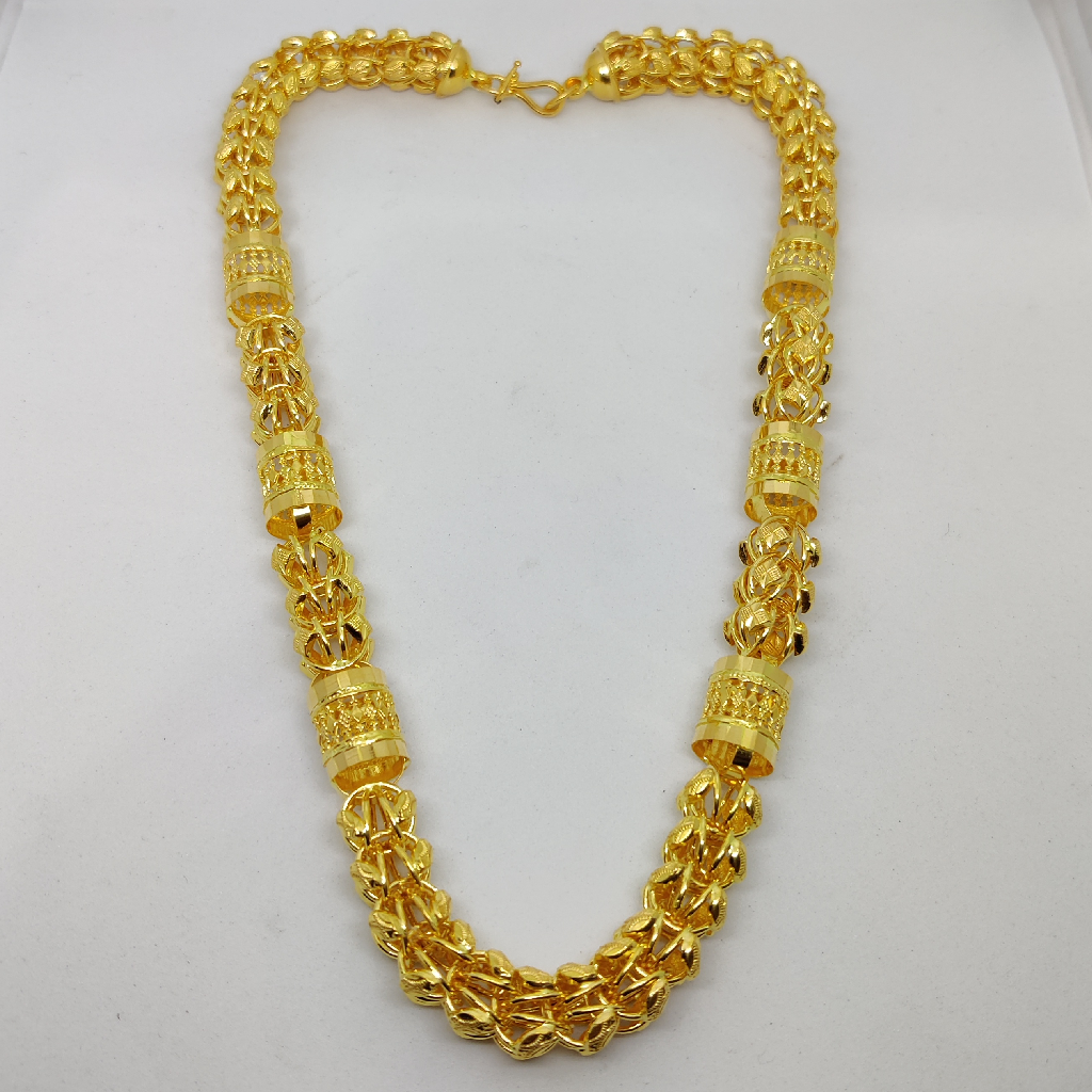 916 Gold Fancy Super Hollow Chain - Image 2