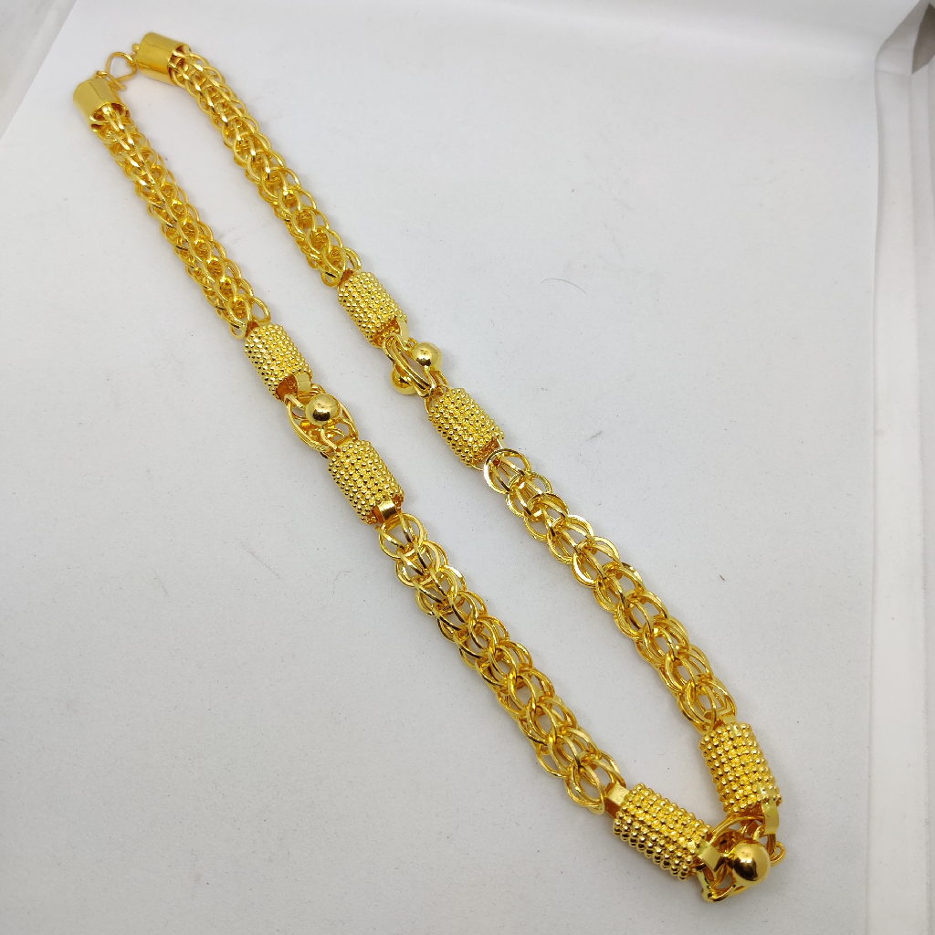 916 Gold Fancy Hollow Chain - Image 2