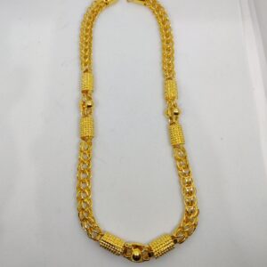 916 Gold Fancy Hollow Chain