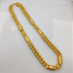 916 Gold Fancy Hollow Chain