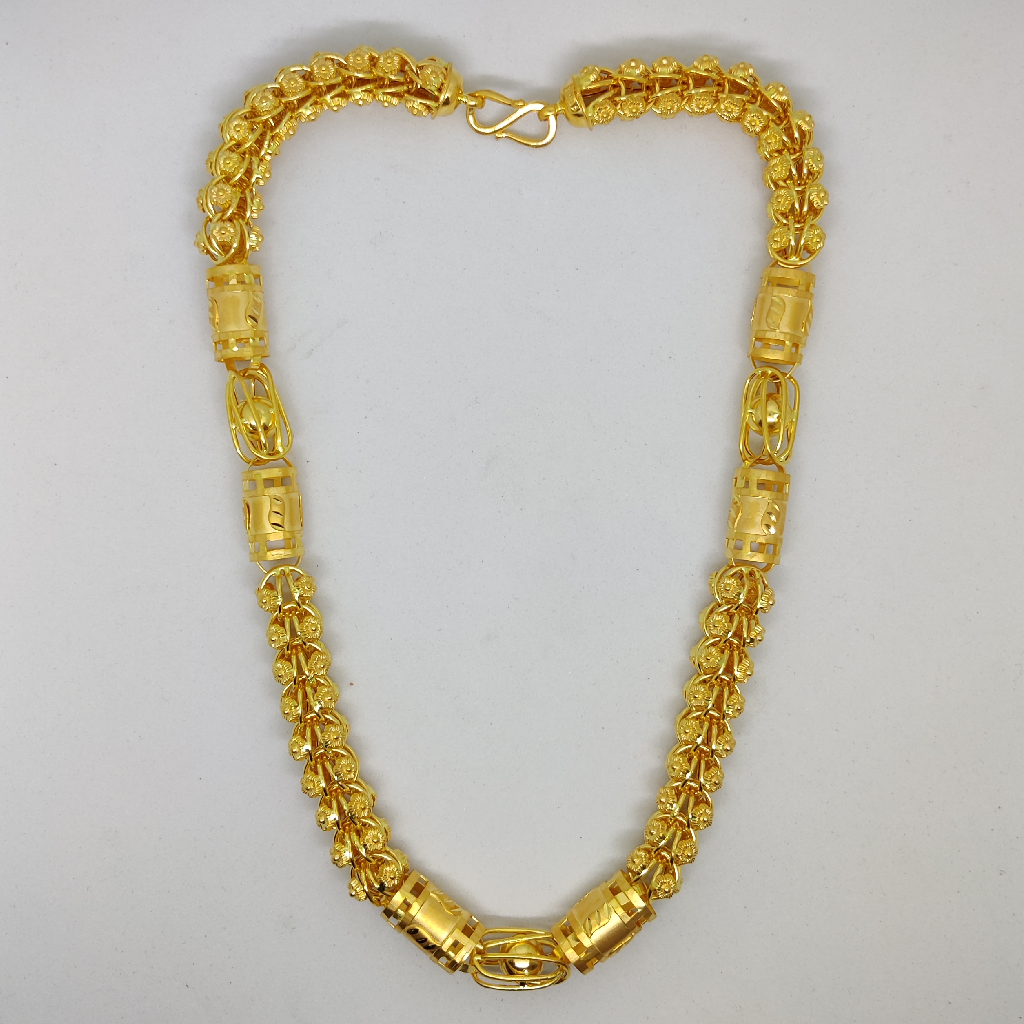 916 Gold Fancy Hollow Chain