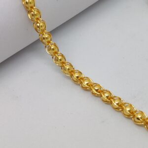 916 22k Gold Fancy Fit Ball Chain