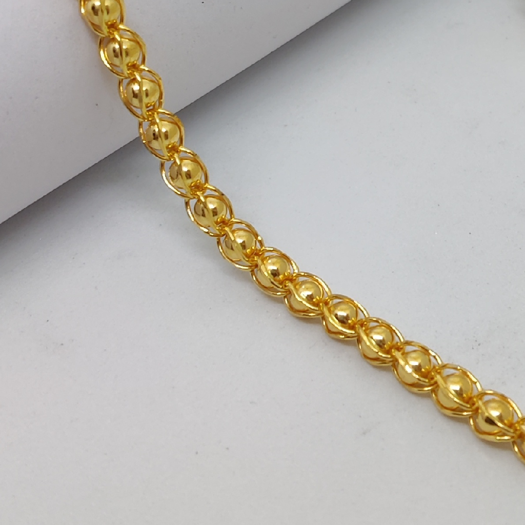 916 22k Gold Fancy Fit Ball Chain - Image 2