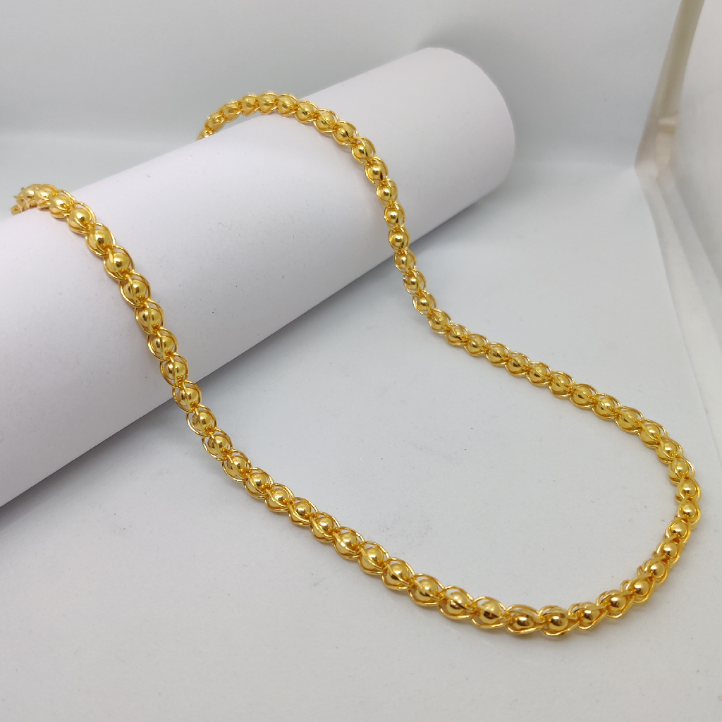 916 22k Gold Fancy Fit Ball Chain