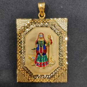 916 Gold Fancy Khodiyar Maa Designer Pendant