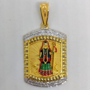 916 Gold Fancy Gent's Khodiyar Maa Pendant,