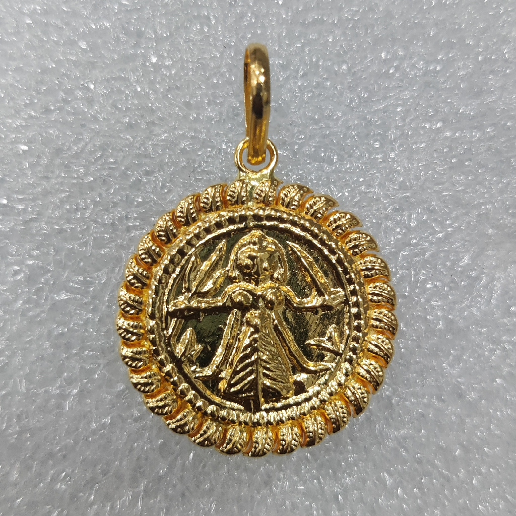 916 Gold Religious Bhatiyani/Majisa Maa Pendant