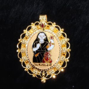 916 Gold Masani Meladi Maa Minakari Pendant