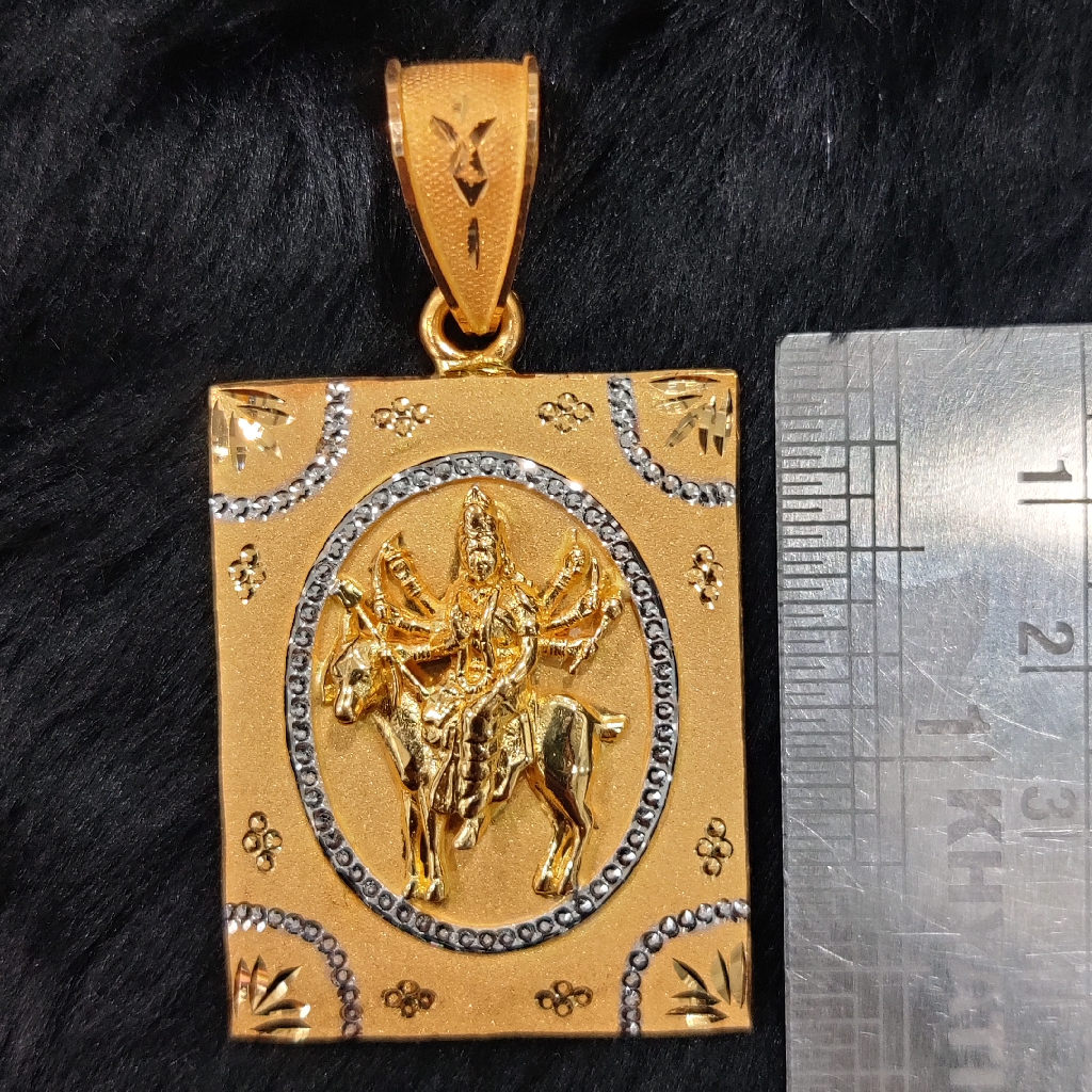 916 Gold Fancy Meladi Maa Pendant - Image 2