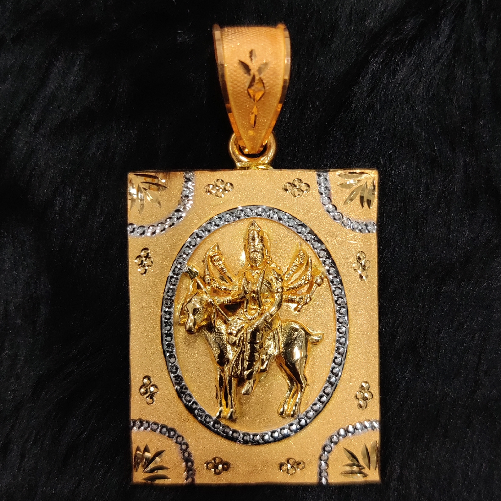 916 Gold Fancy Meladi Maa Pendant