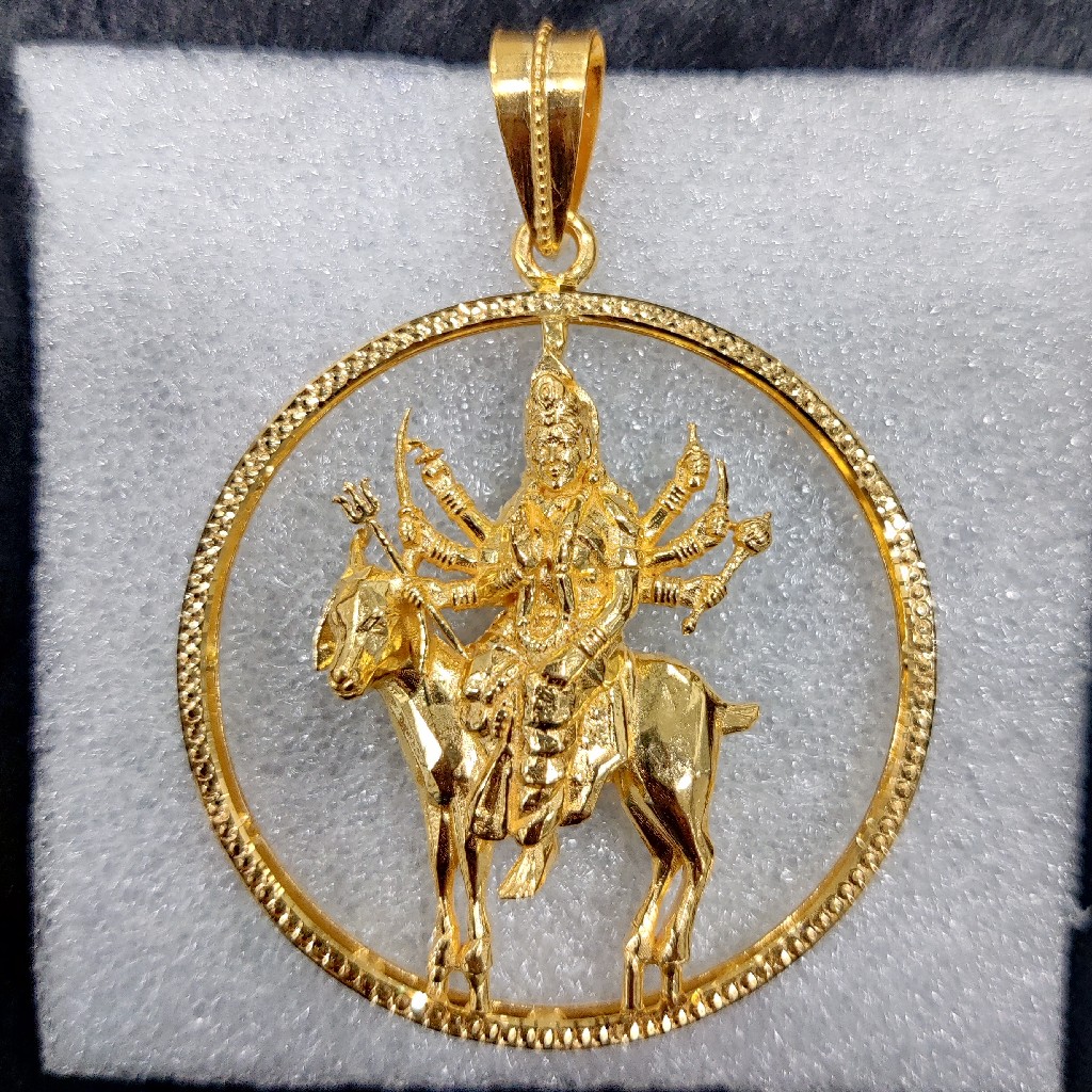 916 Gold Fancy Meladi Maa Pendant