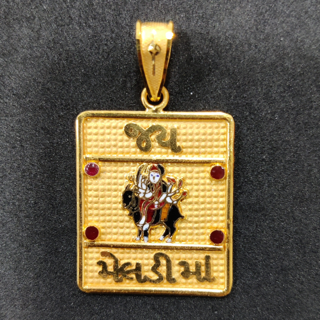 916 Good Meladi Maa Minakari Pendant