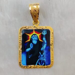 916 Gold Fancy Masani Meladi Maa Photo Pendant
