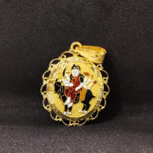 916 Gold Fancy Meladi Maa Minakari Pendant
