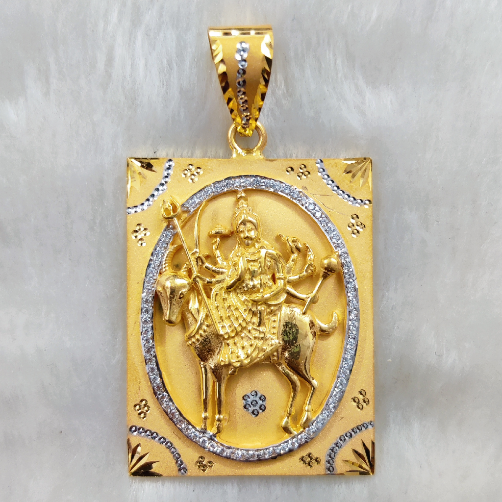 916 Gold Fancy Gent's Meladi Maa Pendant