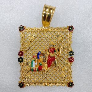 916 Gold Fancy Vahanvati/Sikotar Maa Pendant