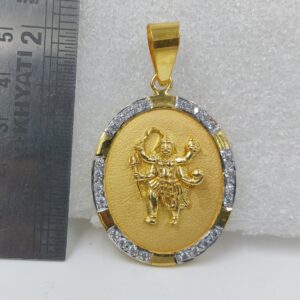 916 Gold Fancy Mahakali Maa Pendant