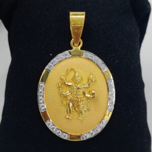 916 Gold Fancy Mahakali Maa Pendant