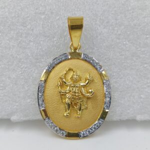 916 Gold Fancy Mahakali Maa Pendant