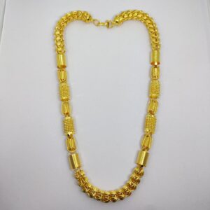 916 Gold Fancy Gent's Super Indo Chain