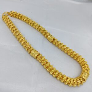 916 Gold Fancy Gent's Super Hollow Chain