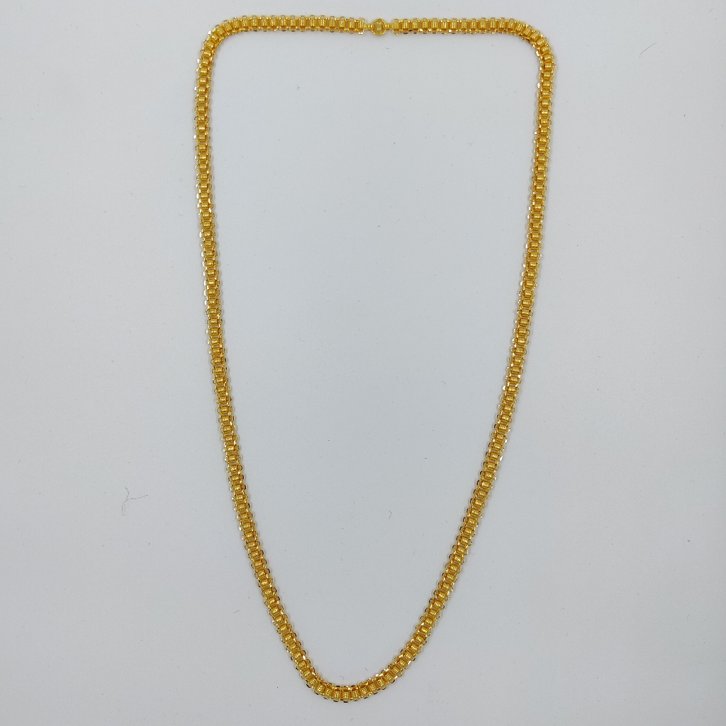 916 Gold Fancy Ladies Solid Chain - Image 2