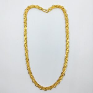916 Gold Fancy Gent's Indo Hollow Chain