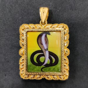916 Gold Goga Maharaj Photo Frame Pendant