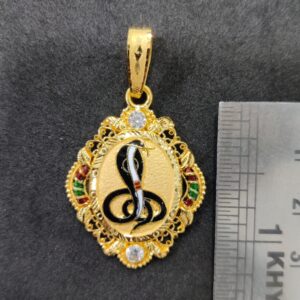 916 Gold Fancy Gent's Goga Maharaj Pendant