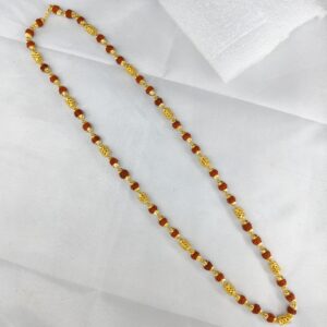 916 Gold Fancy Gent's Rudraksh Mala
