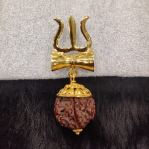 916 Gold Fancy Gent's Rudraksh Pendant