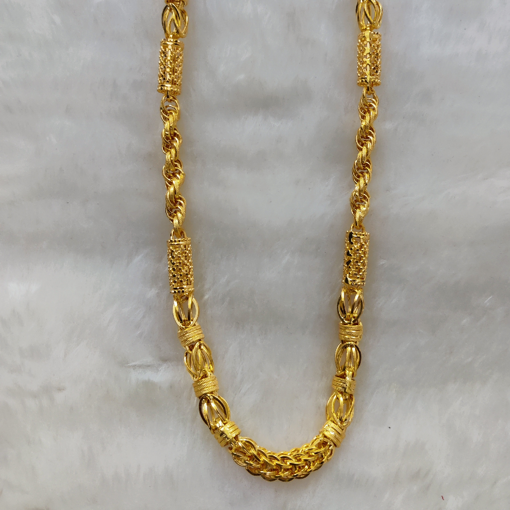 916 Gold Fancy Gent's Mix Italian Chain