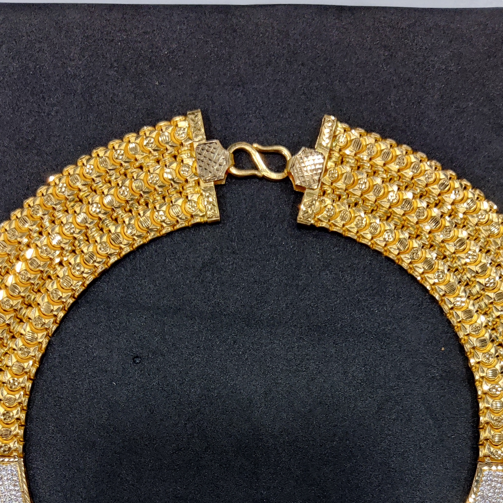 916 Gold Fancy Gent's Thakar Named SP Chain - Image 4