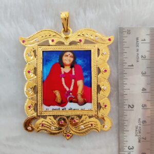 916 Gold Fancy Gent's Sonal Maa Photo Mina Pendant