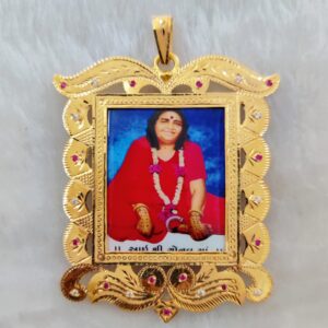 916 Gold Fancy Gent's Sonal Maa Photo Mina Pendant