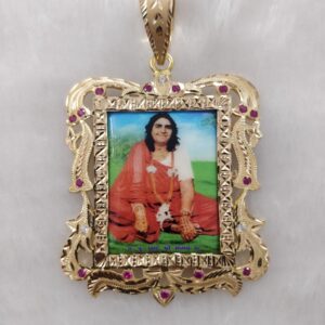 916 Gold Fancy Gent's Sonal Maa Photo Mina Pendant