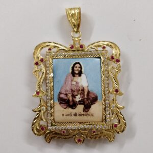916 Gold Fancy Gent's Photo Mina Sonal Maa Pendants